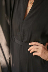 Flowy & Free: The Ultimate Black Kaftan Dress