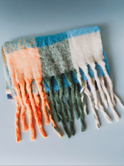 Dreaming In Color Plaid Scarf