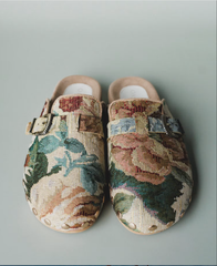 Toni Floral Slip On Mules